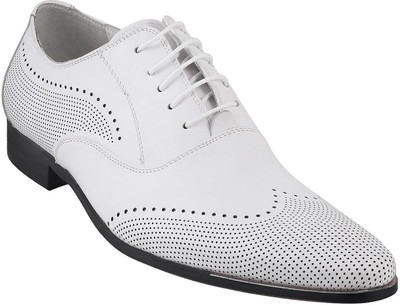 

j.Fontini Premium Lace Up For Men(White, 16;white