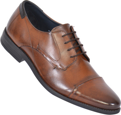

MASABIH Shoe Lace Up For Men(Tan, Tan