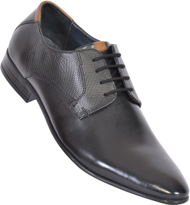 

MASABIH Shoe Lace Up For Men(Black, Black/tan