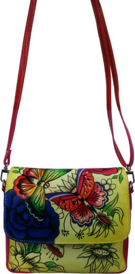 

EL Mio Women Evening/Party, Casual Multicolor Genuine Leather Sling Bag