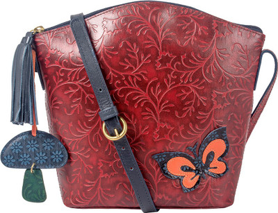 

Holii Women Casual, Formal Red Genuine Leather Sling Bag