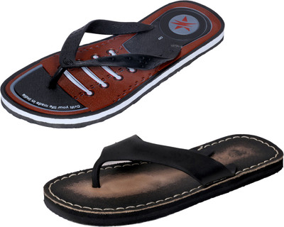 

Indistar Super Soft and Comfortable Slippers, Brown::black