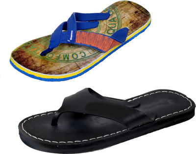 

Indistar SetpCare Super Soft and Comfortable Slippers, Multicolor::black