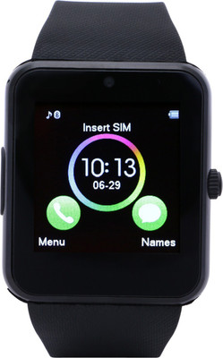 

Bingo GT08 Fitness Tracker support Nano SIM Card and 32GB TF Card Black Smartwatch(Black Strap Regular)