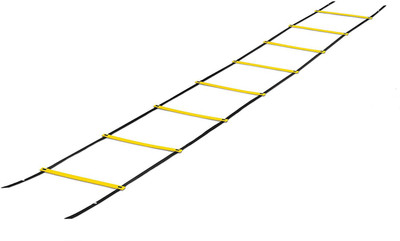 

QUINERGYS Grade Speed Agility Ladder – Extra-Long, 15 Foot Quick Ladder with Durable Flat Rungs for Easy Set Up and Consistent Workout Speed Ladder(Multicolor)