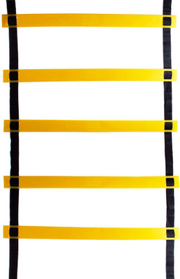 

QUINERGYS ® Sports Agility Ladder - 10 Adjustable Rungs 15 Feet - Agility & Speed Training Kit - Quickness Training Equipment For Faster Footwork Speed Ladder(Multicolor)