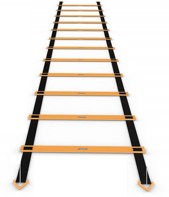QUINERGYS Speed Agility Ladder Training Equipment Set Speed Ladder(Red)