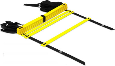 

QUINERGYS uper Flat Adjustable Speed Agility Ladder Speed Ladder(Multicolor)