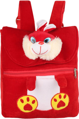 

star fashion Rabbit Face Under five years kids School Bag For Kids Girls Boys Picnic Bag 14 Inches -Red - 14 inch(Red)