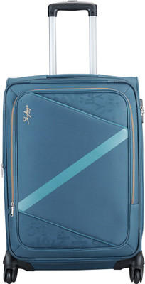 

Skybags SPOTLIGHT 4W EXP STROLLY (H) 75 BLU Expandable Check-in Luggage -  inch(Blue