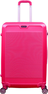 

QUBIFT CLASSY SCRATCH PROOF Expandable Check-in Luggage -  inch(Pink