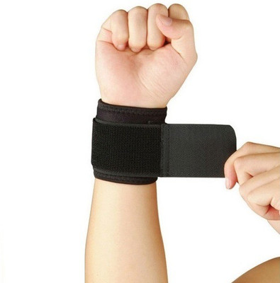 TIMA Wrist Support With Compression Wrap Wrist Support(Black)