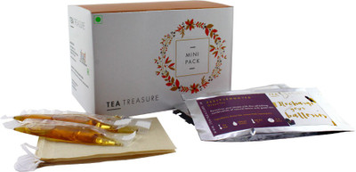 

TeaTreasure Zesty Lemon Tea Sample Mini Pack - Assorted Green Tea(30 g, Box)