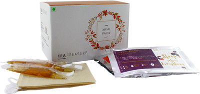 

TeaTreasure Sweet Dreams Tea Sample Mini-Pack | Assorted Herbal Tea(30 g, Box)