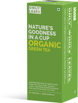 

Onlyleaf 100% Natural Weightloss Organic Green Tea Bags Box(27 Bags)