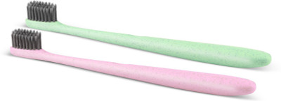 

OK99 Wheat straw Toothbrush Soft Toothbrush(Pack of 2)