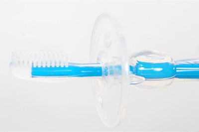 

Guru Kripa Baby Products Presents Play New Born Baby Silicon Toung Cleaner Oral Care For Your Baby 3 Months Extra Soft Toothbrush