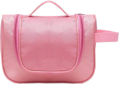 

Lemish Waterproof Travel Bag Beauty Make Up Toiletry Wash Bag Zipper Cosmetic Case Organiser Party, Picnic Easy Carrying-Light Pink Color Travel Toiletry Kit(Pink)