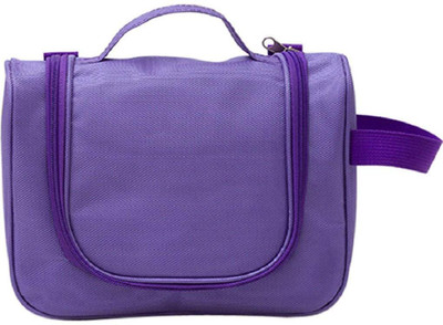 

Lemish Waterproof Travel Bag Beauty Make Up Toiletry Wash Bag Zipper Cosmetic Case Organiser Party, Picnic Easy Carrying-Purple Color Travel Toiletry Kit(Purple)
