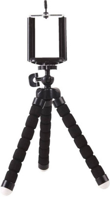 

Shining Wings Flexible Octopus Tripod With Mobile Phone Clip Tablet Stand Mount Tripod(Black, Supports Up to 250 g)