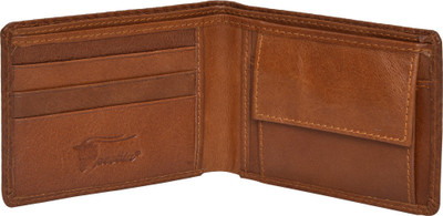

peseta Men Brown Genuine Leather Wallet(3 Card Slots), Tan