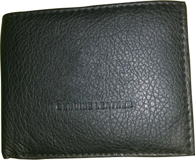 

Welo Men Black Genuine Leather Wallet(8 Card Slots)