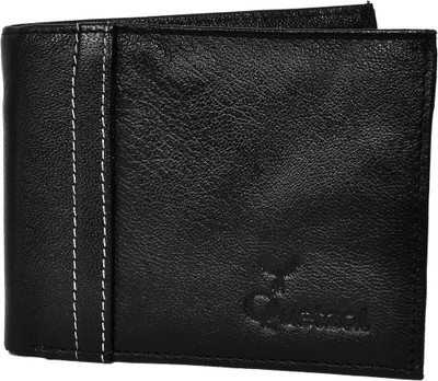 

Quetzal Men Black Genuine Leather Wallet(9 Card Slots)