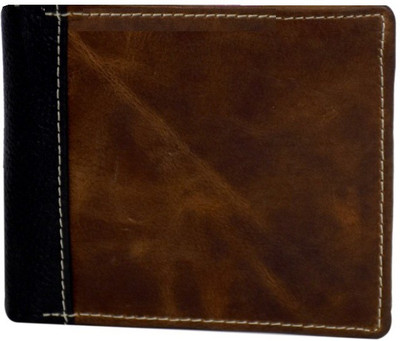 

Saa Men Tan Genuine Leather Wallet(3 Card Slots)