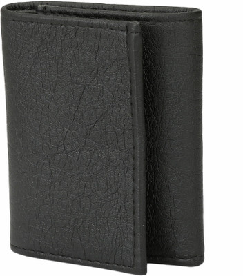 

KALON Men Black Genuine Leather Wallet(4 Card Slots)