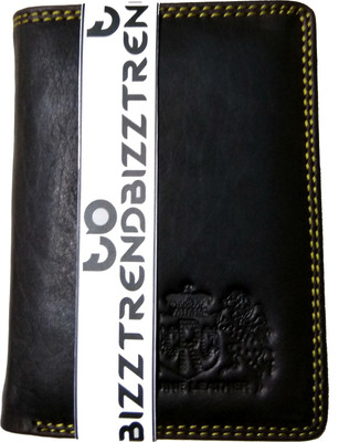 

TrendBizz Men Black Genuine Leather Wallet(10 Card Slots)