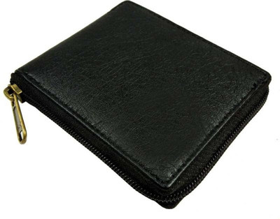 

SP Men Black Artificial Leather Wallet(4 Card Slots)