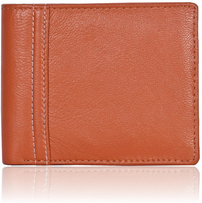 

Forester Men Tan Genuine Leather Wallet(8 Card Slots)