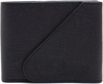 

DELMA Men Black Artificial Leather Wallet(6 Card Slots)