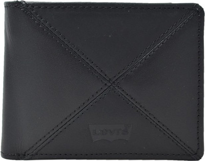 

Levi's Men Formal Black Genuine Leather Wallet(8 Card Slots)