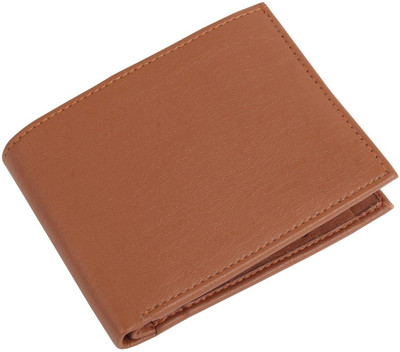 

LAER Boys Tan Genuine Leather Wallet(10 Card Slots)