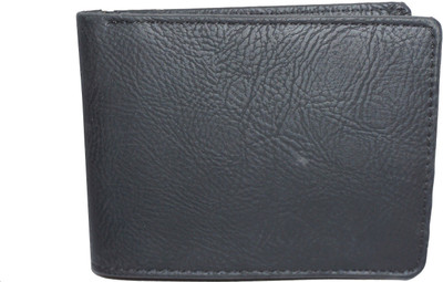 

APF COLLECTION Men Black Genuine Leather Wallet(6 Card Slots)