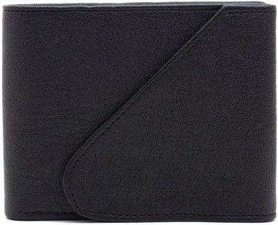 

DELMA Men Black Artificial Leather Wallet(6 Card Slots)