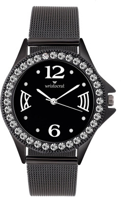 

Wristocrat WCM21 Black Dial Watch - For Girls