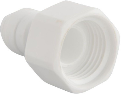 

BalRama 12pc Reducer Lattu 3/8” QC x 1/2" Thread Elbows Connectors Direct Inlet Valve Straight Type for RO UV UF Mineral Water Purifiers Service Solid Filter Cartridge(0, Pack of 12)