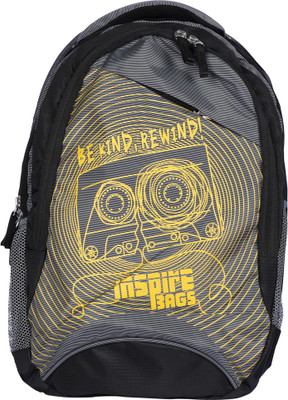 

Inspire Bags Rewind 30 L Laptop Backpack(Yellow, Grey)