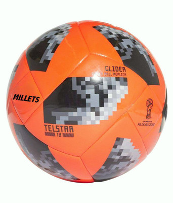

MILLETS World cup Telstar black Football - Size: (Pack of 1, Black, White, Multicolor, Blue, Red, Yellow