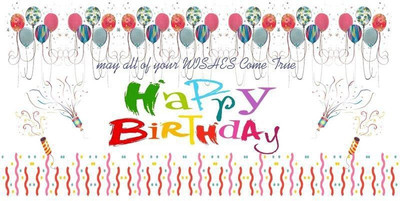 

MADISON AVENUE Happy Birthday Party Banner(6 ft, Pack of 1)