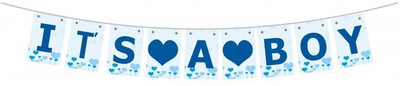 

Theme My Party Banner For Baby Welcome - It's A Boy Banner(10 ft, Pack of 1)