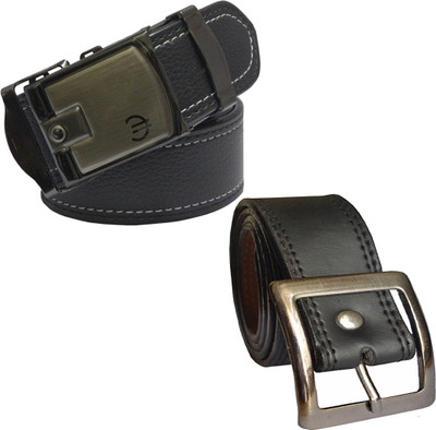 

LOOPA Men Formal Black Synthetic Belt