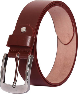 

JusTrack Men Tan Genuine Leather Belt