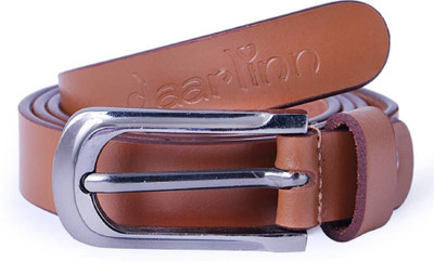

daarlinn Women Casual Tan Genuine Leather Belt