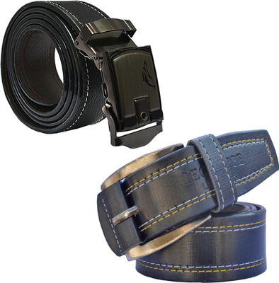 

LOOPA Men Formal Black Synthetic Belt