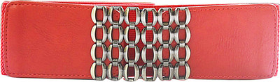 

AyA Fashion Women Party Red Artificial Leather Belt