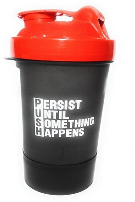 

Day 2 Day Shaker_BR 500 ml Shaker(Pack of 1, Multicolor), Black red