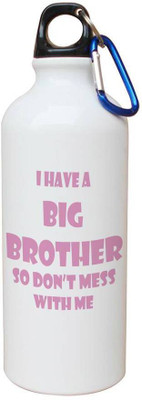 

SKY TRENDS Printed Shipper Bottle for Brother||Sister for Rakshabandhan, Anniversary, Birthday 600 ml Sipper(Pack of 1, Multicolor)